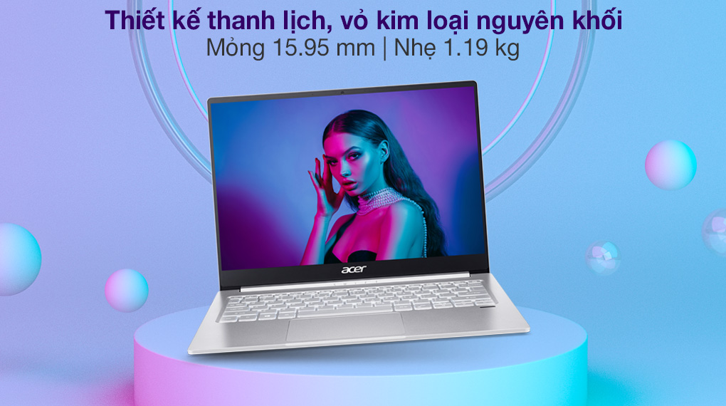 Acer Swift 3 SF313 53 518Y i5 1135G7 (NX.A4JSV.003) - Thiết kế
