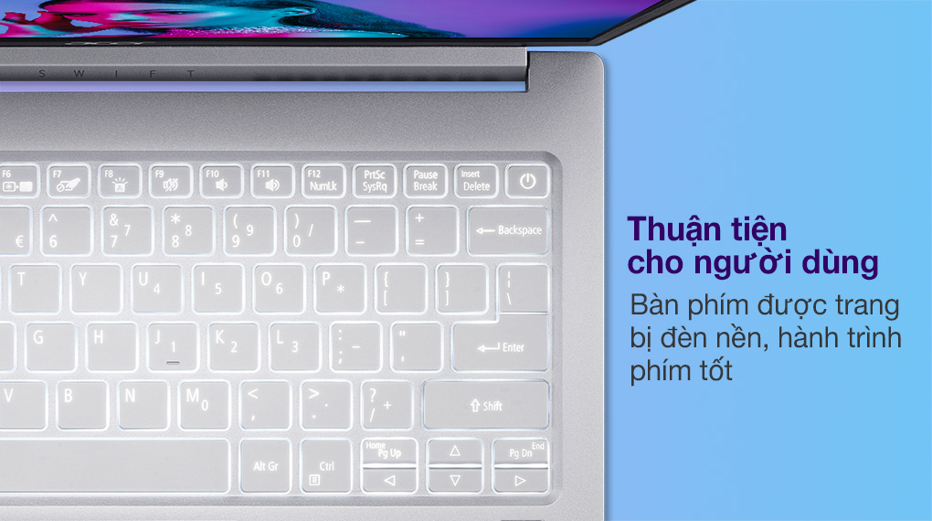 Acer Swift 3 SF313 53 518Y i5 1135G7 (NX.A4JSV.003) - Đèn nền