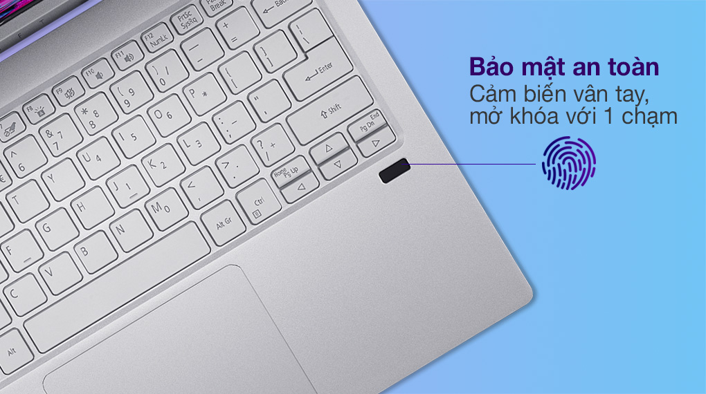 Acer Swift 3 SF313 53 518Y i5 1135G7 (NX.A4JSV.003) - Cảm biến vân tay