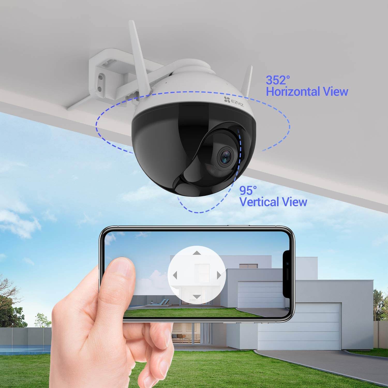 Camera EZVIZ Outdoor CS-C8C (A0-3H2WFL1)