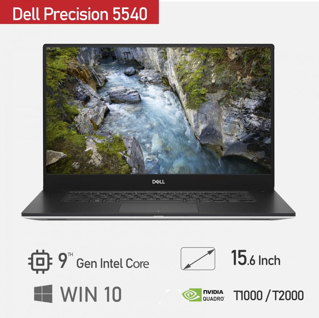 Laptop Dell Precision 5540 – Core i9 9980H / RAM 32GB / SSD 1TB